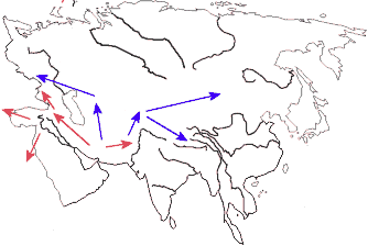 Upper Paleolithic migrations